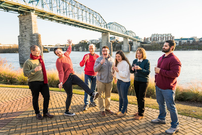 Engagement Portraits Renaissance Park in Chattanooga