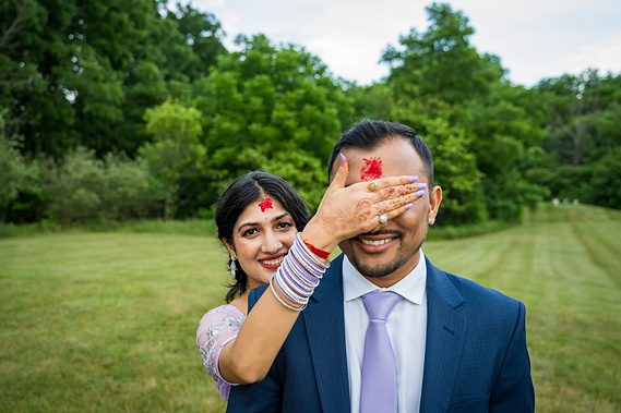 Wedding photography of a couple in Chattanooga, TN