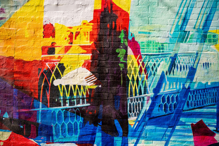 Chattanooga Abstract Street Art print available by Anh Bao Tran-Le Photography, www.anhbao.com; wandering.anhbao