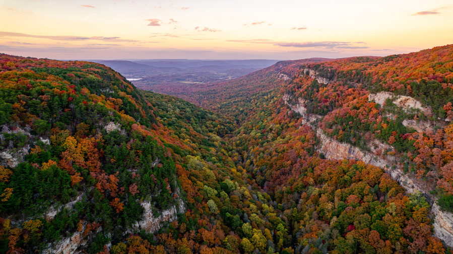 Cloudland Canyon Fall Colors Print for Sale! 