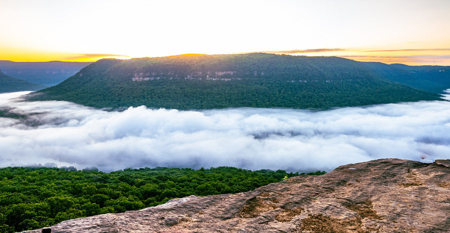 Snoopers Rock Sunrise Print for Sale by Anh Bao Tran-Le Photography