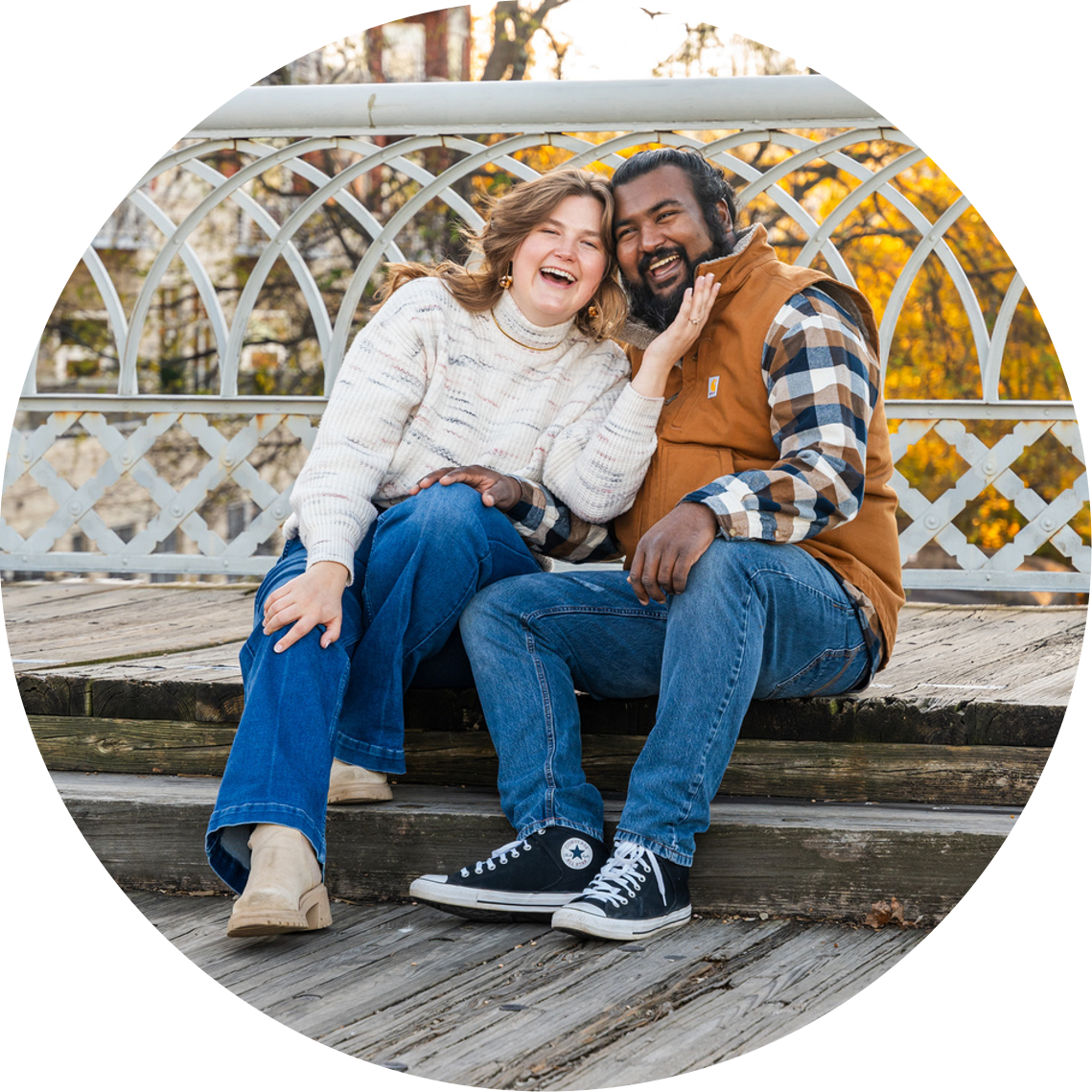 Engagement Portraits at Walnut Street Bridge!