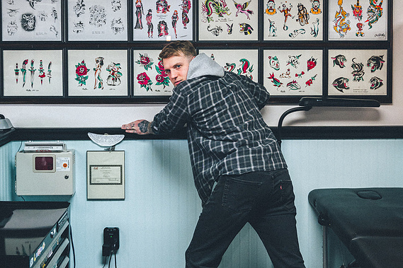 Tattoo artists photography portraits