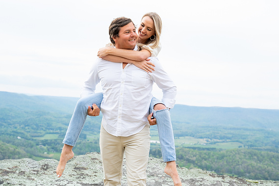 Engagement portrait photography Lookout Mountain, Georgia