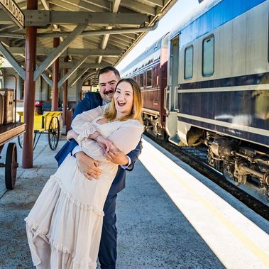 Wedding photography by Anh Bao Tran-Le Photography in Chattanooga, Tennessee (TN). Shoot at Tennessee Valley Railroad Museum 