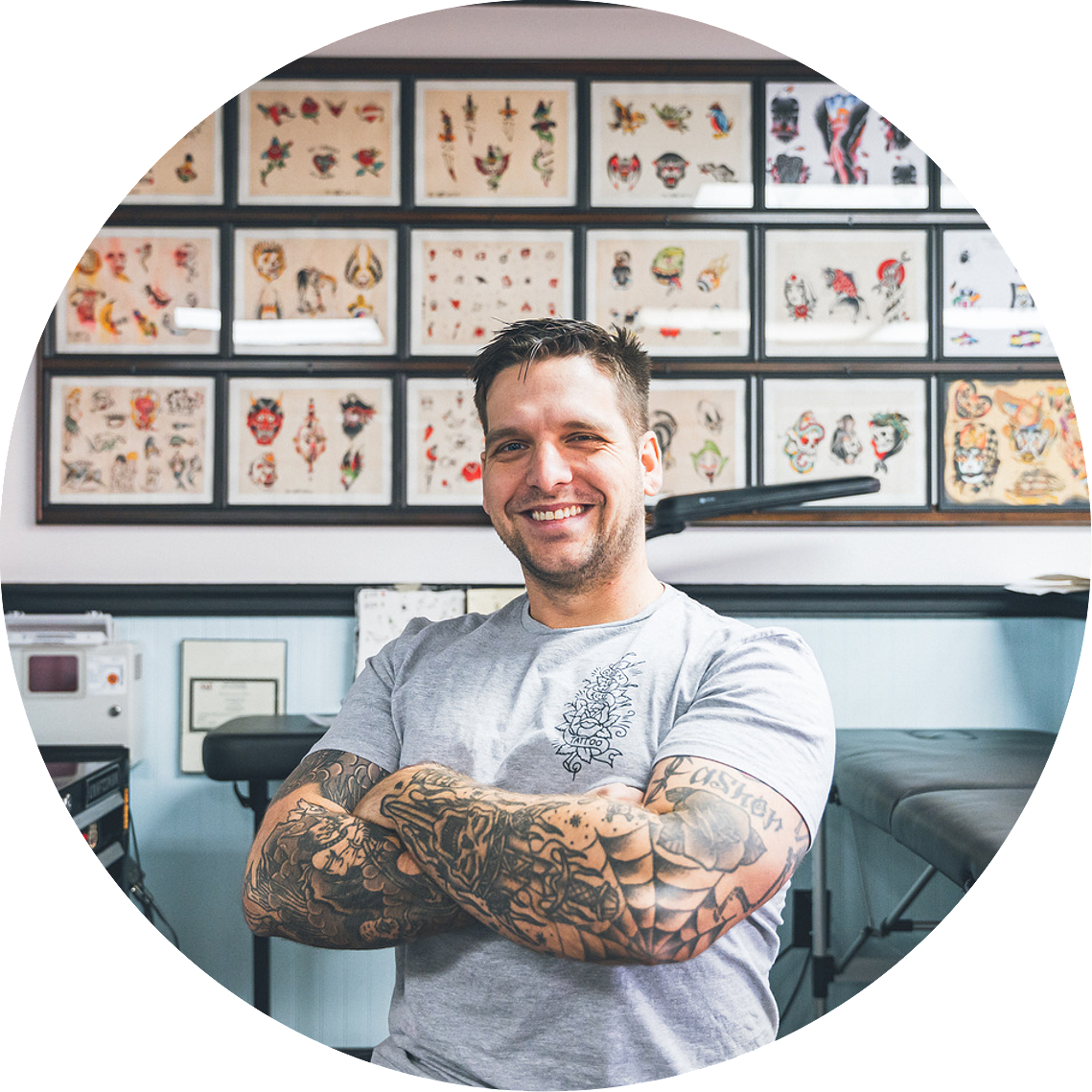 Tattoo artists photography portraits