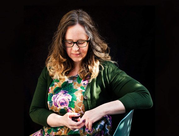 Portrait of Canadian artist Jennifer Long by Tobi Asmoucha. Image included in LiisBeth's Nov 2021 article State of the Art: Making Room and Income for Women in Art, by Sue Nador