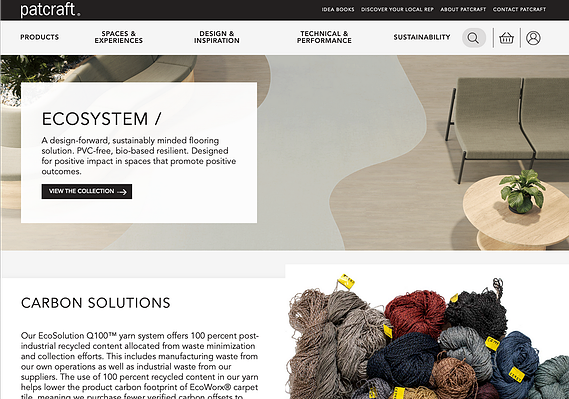 Patcraft corporate website