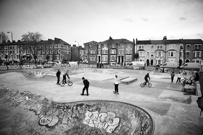 skatepark-skateboards-bikes-black-white-by-matthew-stansfield