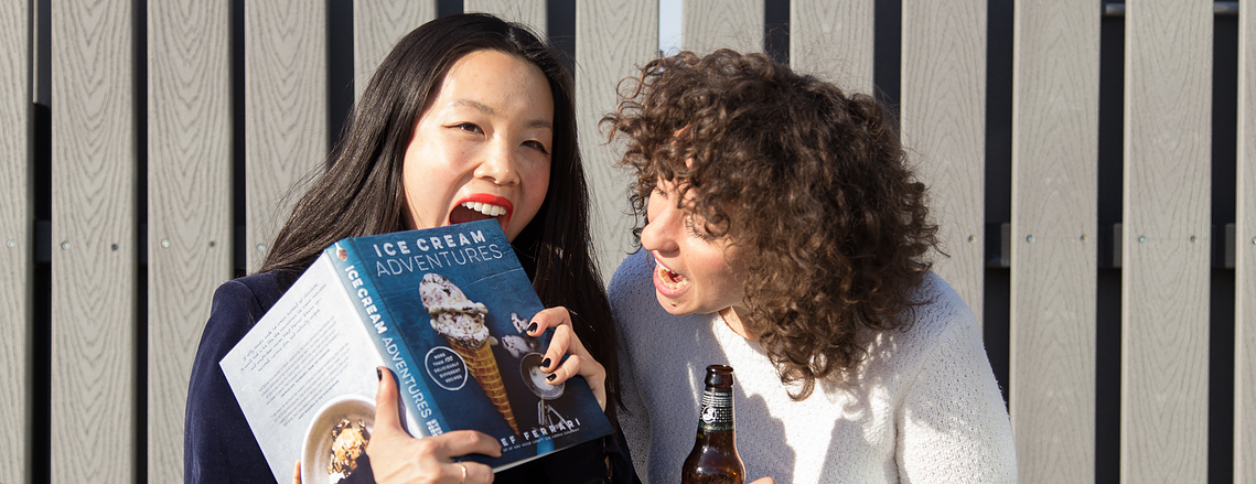 Stef Ferrari, Food Book Fair, Kimberley Chou, Amanda Dell, Ice Cream Social, Rodale Books