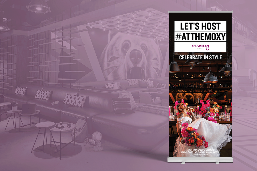 Moxy Hotel Atlanta Midtown - Bold Branding & Hospitality Design