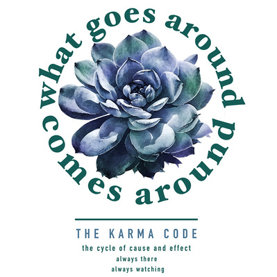 WATERCOLOUR FLORAL WITH CIRCULAR TEXT ADVERTISING A WELLNESS RETREAT FOR A WHITE TEE