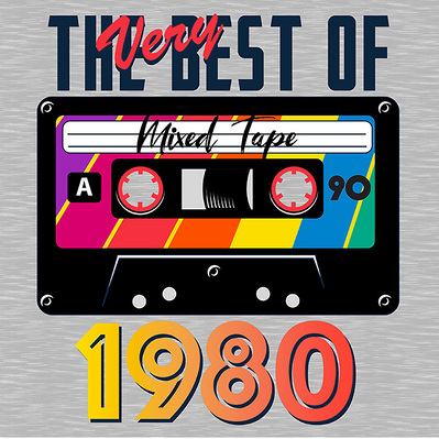 CASSETTE DESIGN REMINISCENT OF THE 1980'S FOR A TEE SHIRT 