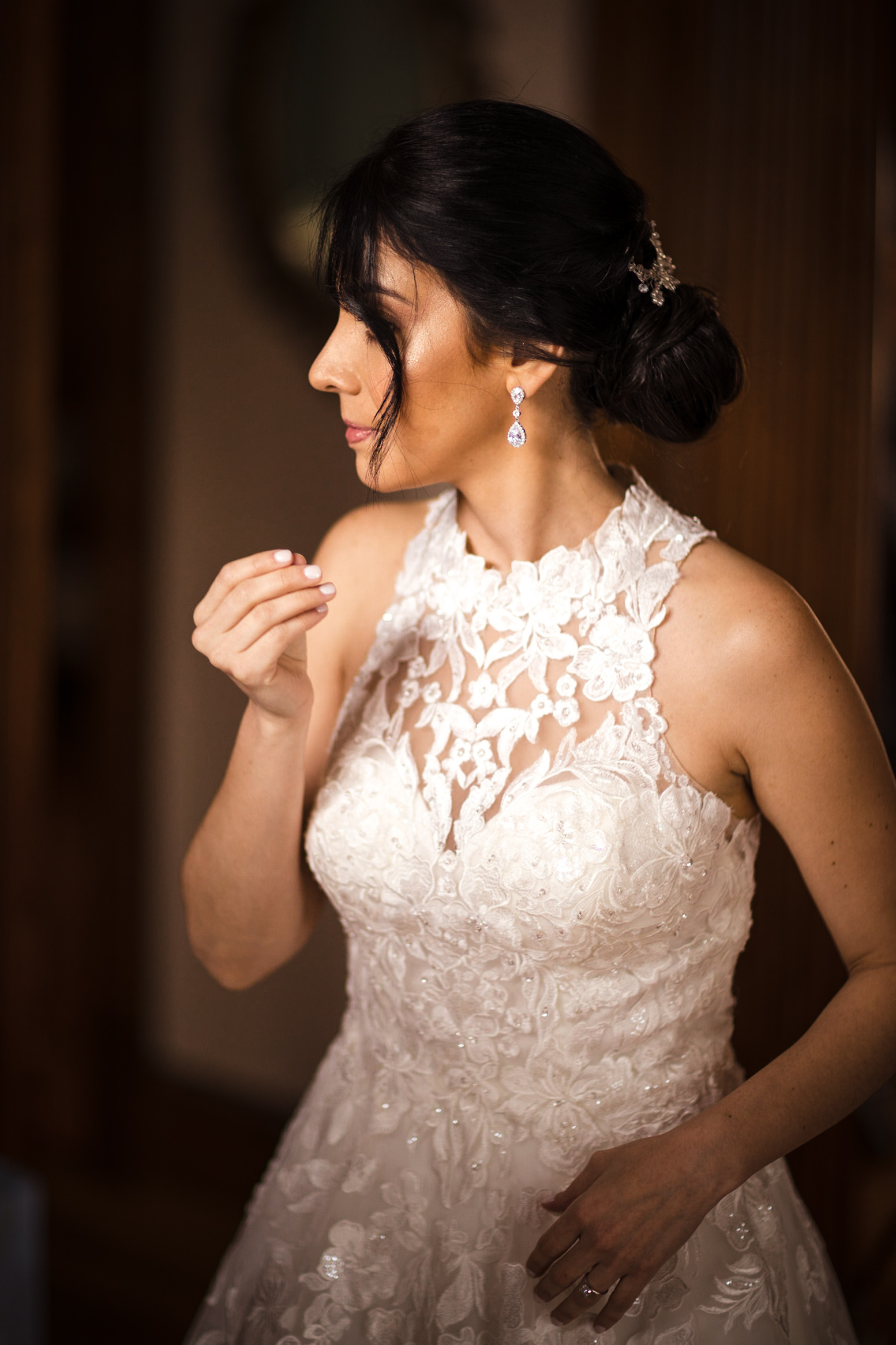 Andrea Wedding day bridal prep in Staten Island 