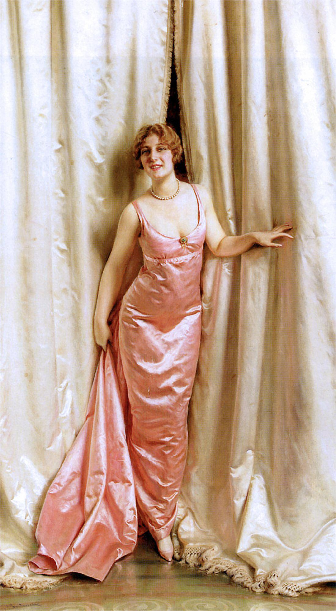 An Elegant Entrance by French-Italian painter Frederic Soulacroix