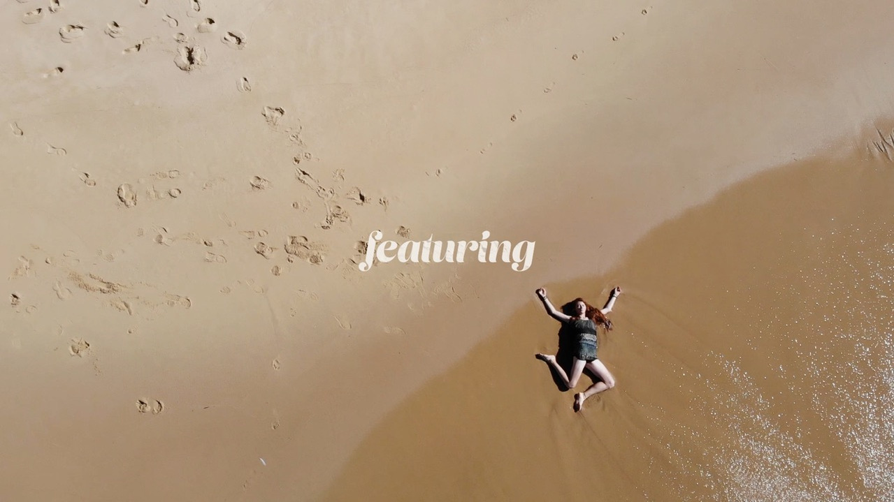 A  screen shot from the short film "Poems by the Ocean."
