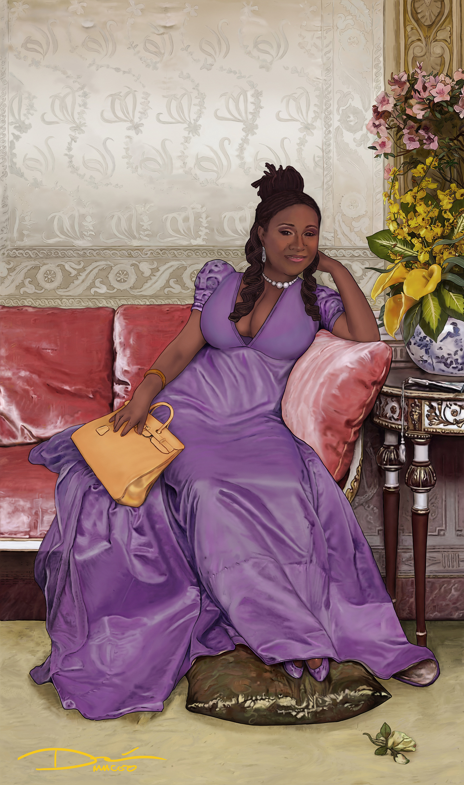 Nikea au repos by Houston artist Dremaceo Giles