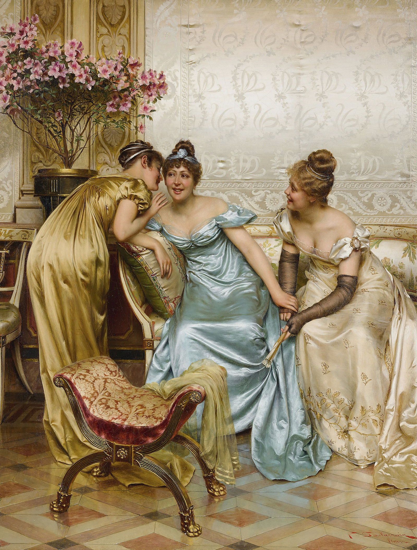 Secrets by French-Italian painter Frederic Soulacroix