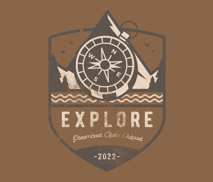 Steamboat Lake Outpost Compass Design by Tim O'Connor