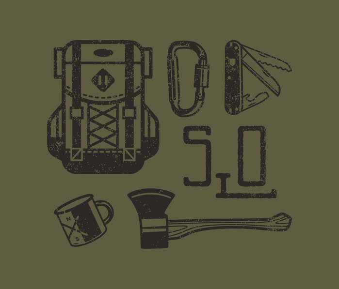 Steamboat Lake Outpost Items Design by Tim O'Connor