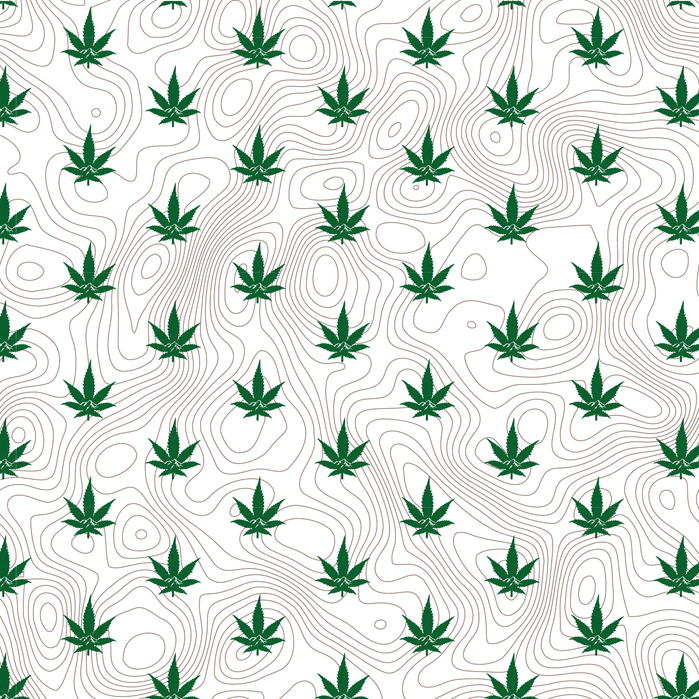 Rocky Mountain Cannabis face cover design 2 - by Tim O'Connor
