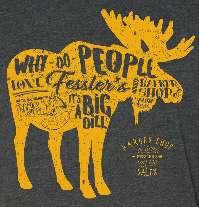 Fessler's Barbershop Moose Design 2 Mock-Up by Tim O'Connor
