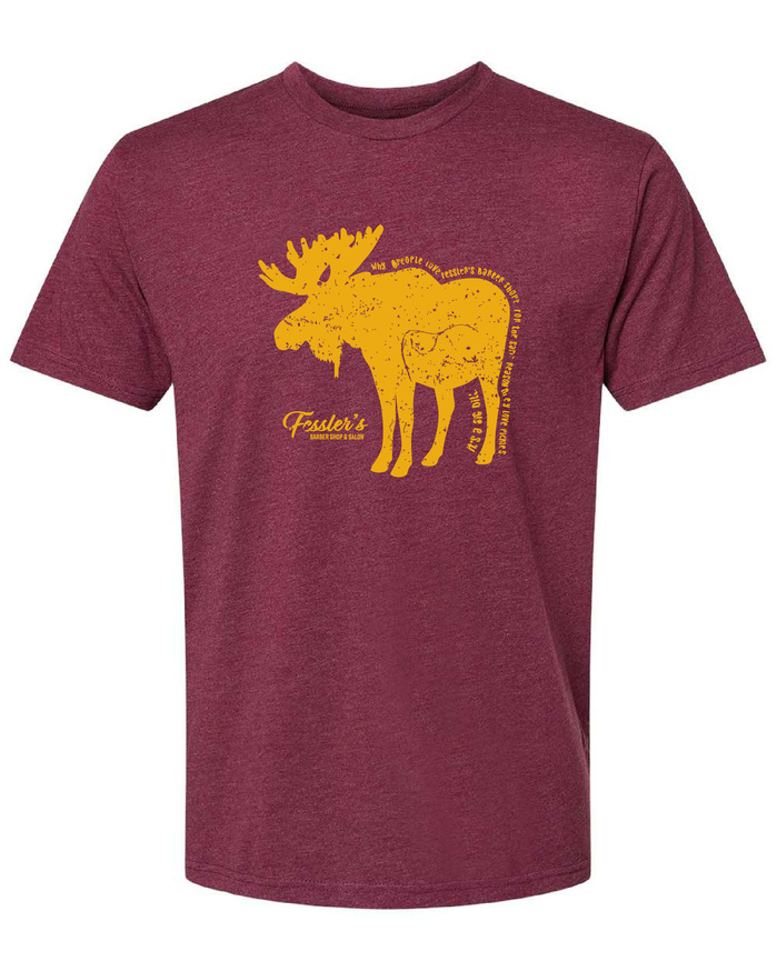 Fessler's Barbershop Moose Design 1 Mock-Up by Tim O'Connor