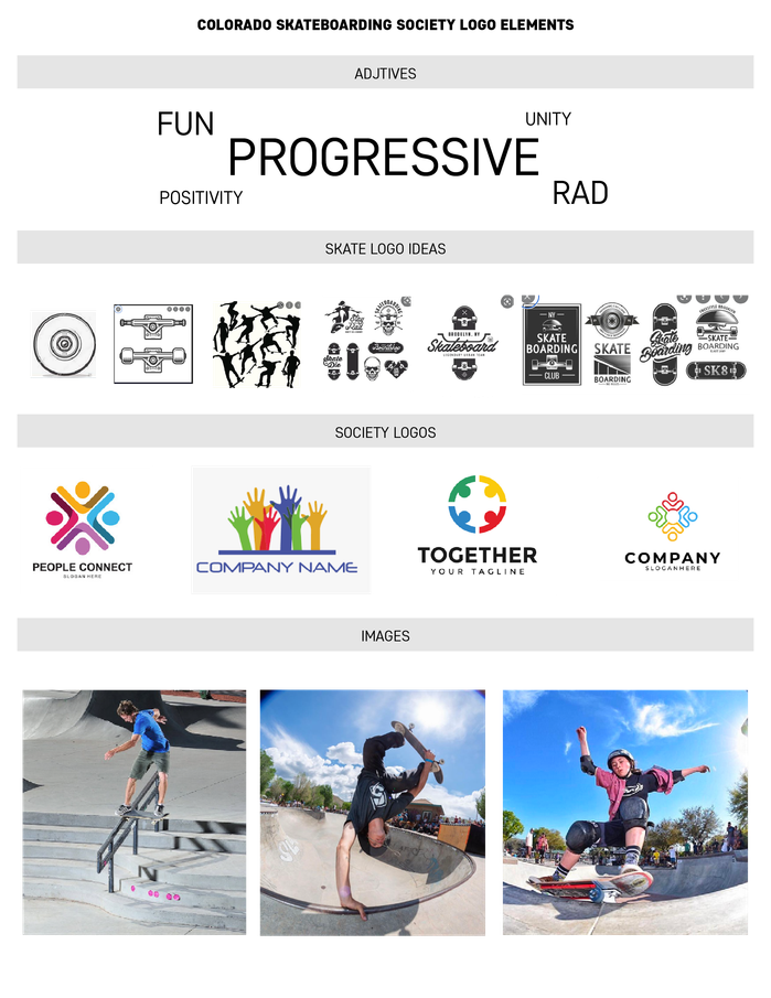 Colorado Skateboarding Society Moodboard ideas 2