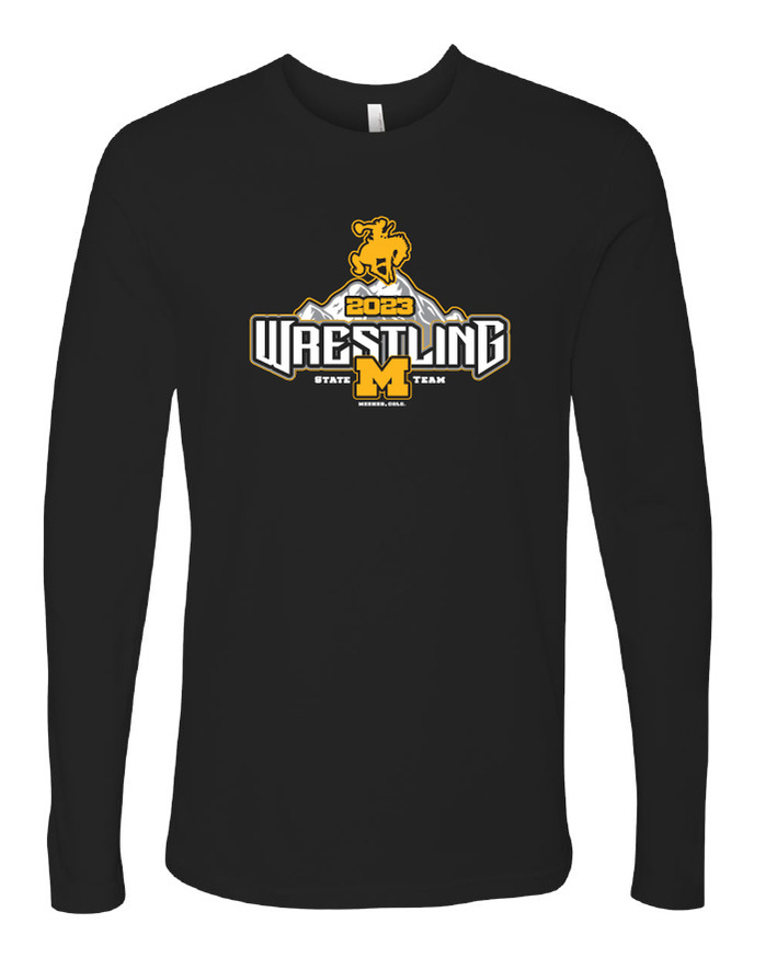 Meeker State Wrestling - Mock-up design by Tim O'Connor
