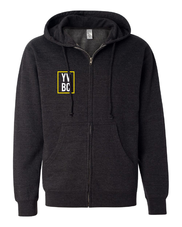 Black Hoodie for Yampa Valley Brewing with Logo on front