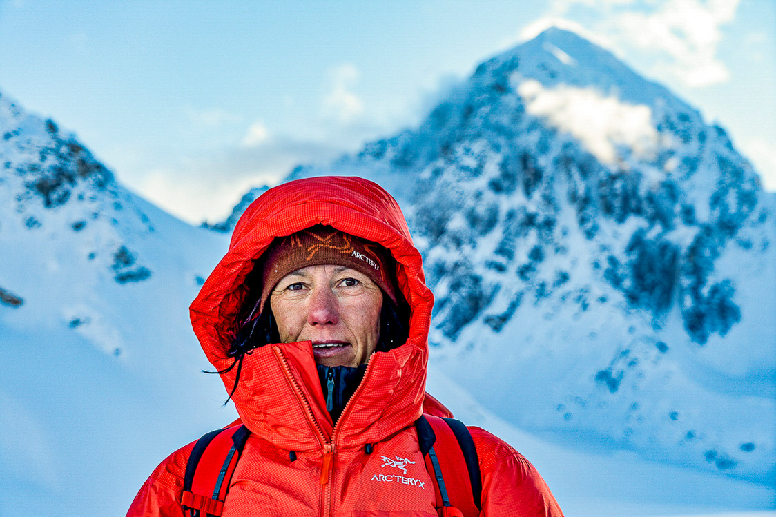 Ines Papert Portrait shot in Alaska by Jason Thompson Photography for Arcteryx