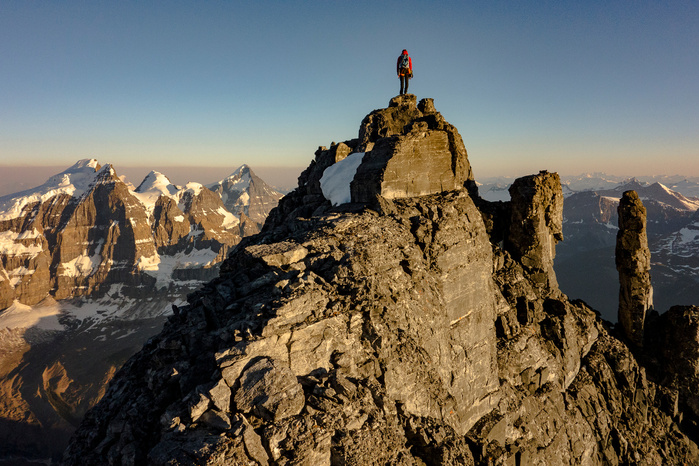 Climbing road trip to climb the NE Ridge of Mt Alberta in the Candian Rockies with Anne Gilbert Chase.