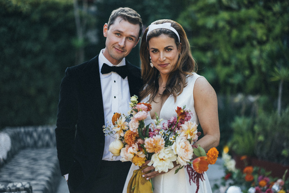 Beautiful bride and groom portraits, captured by Abigail Gorden Photography, showcasing their love and style on their special day.