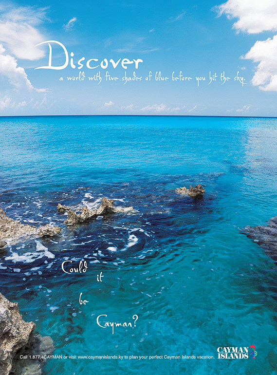 Cayman Islands, print campaign. Chowder, Inc.
