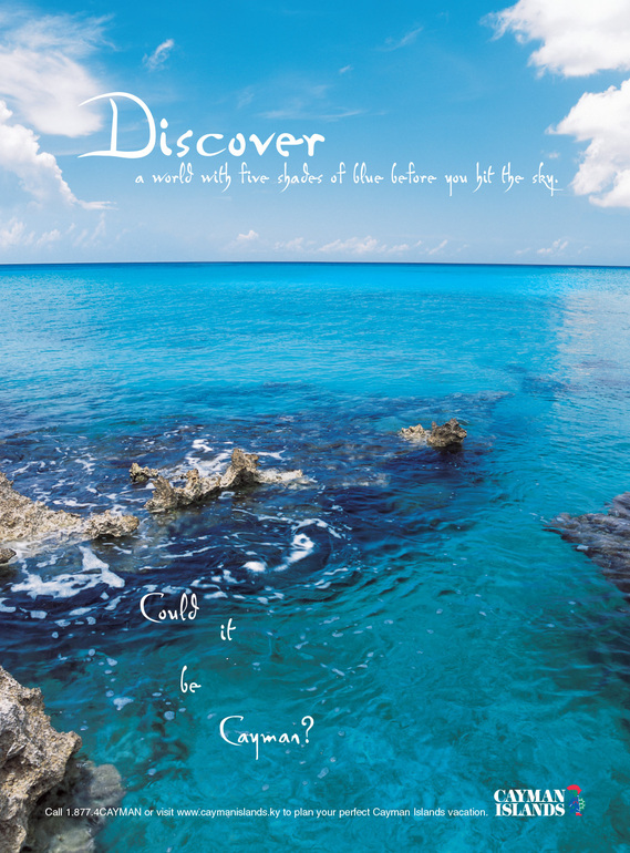 Cayman Islands, print campaign. Chowder, Inc.