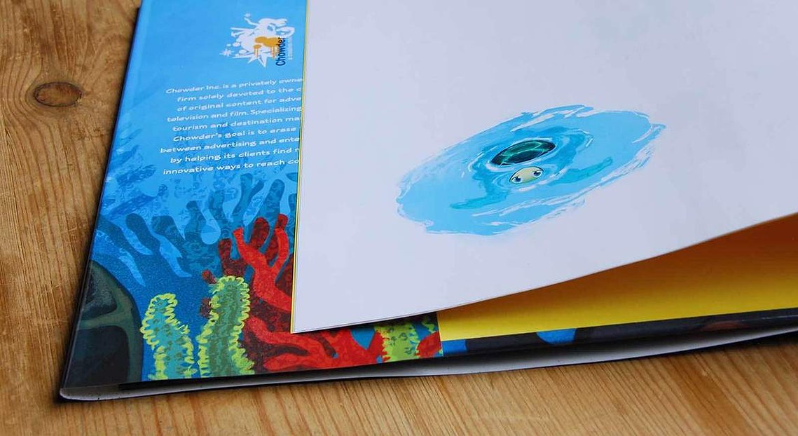 Tuke - the Specialist Turtle, logotype & book design. Chowder, Inc.