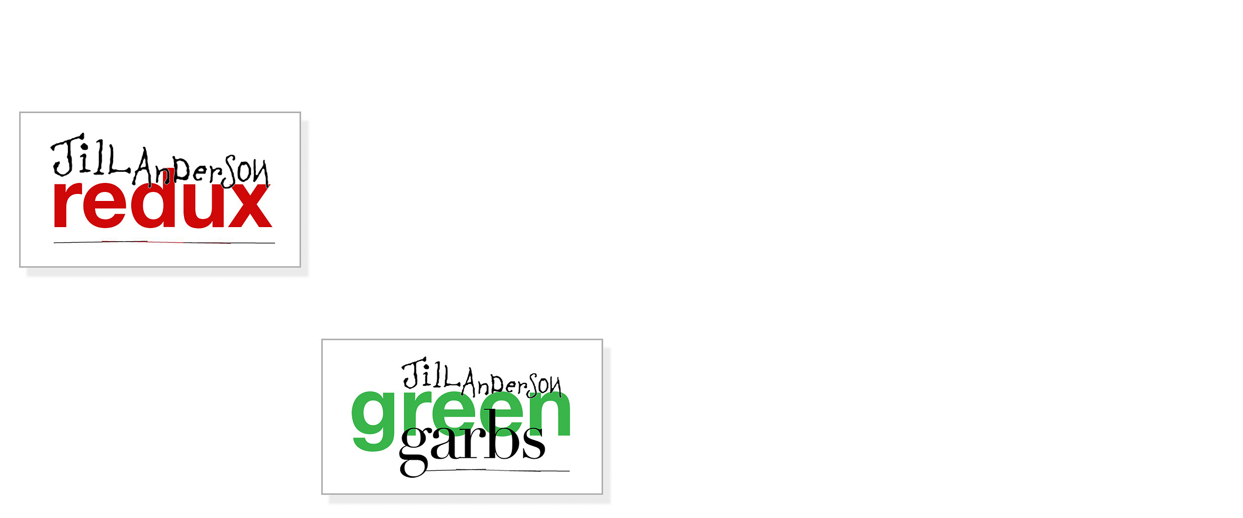 jill anderson redux, jill Anderson green garbs