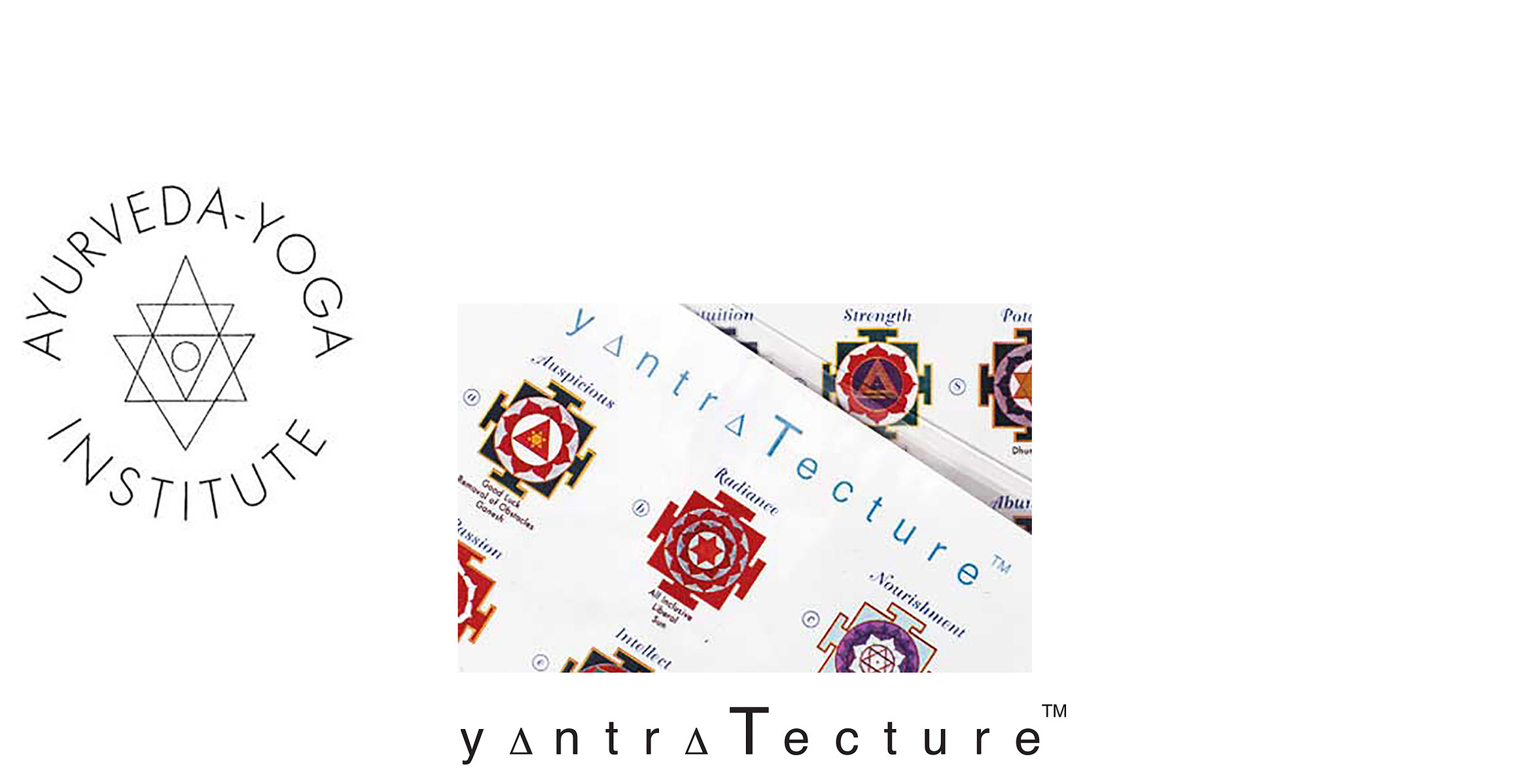 ayurveda yoga institute logo, yantratecture logo