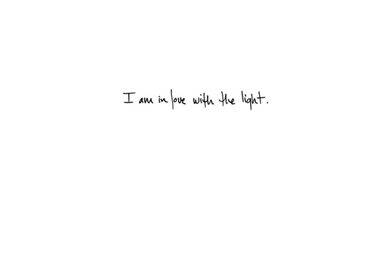 I am in love with the Light zine Jennifer Hamilton