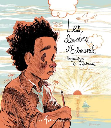 Les devoir d'Edmond, texte de Hugo Léger, illustrations de Julie Rocheleau, Les 400 coups 2021