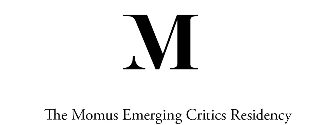 The Momus Emerging Critics Residency  Logo