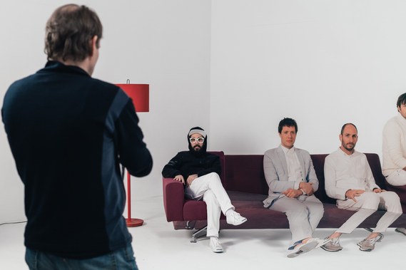 tim nordwind, ok go, purple sofa, optical illusion, filmer