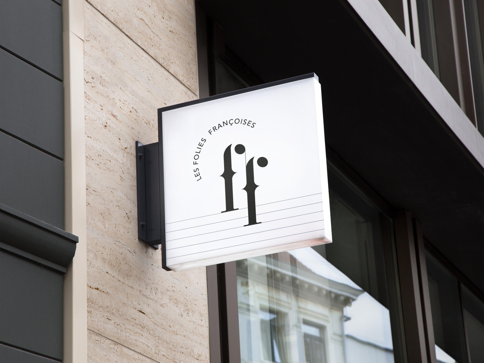 Création du logotype, de l'identité visuelle des Folies Françoises, Ensemble baroque.