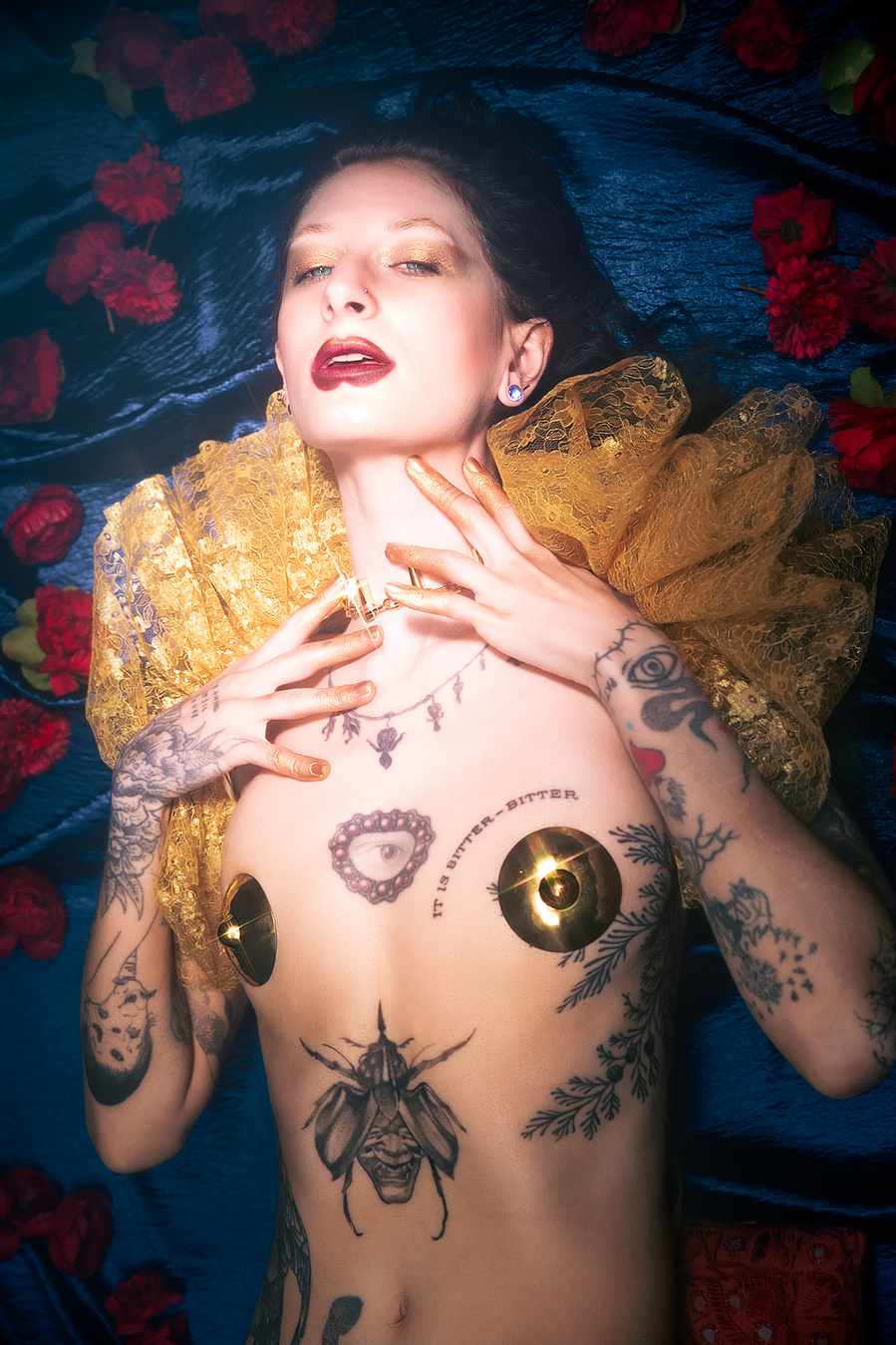 Gold and Blue