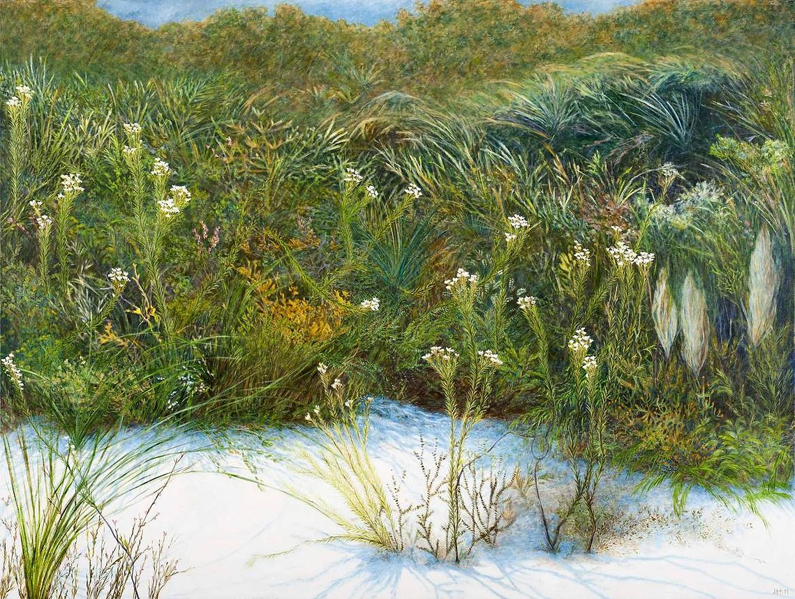 Before the Fires (2017), oil on linen, 137 x 184cm 