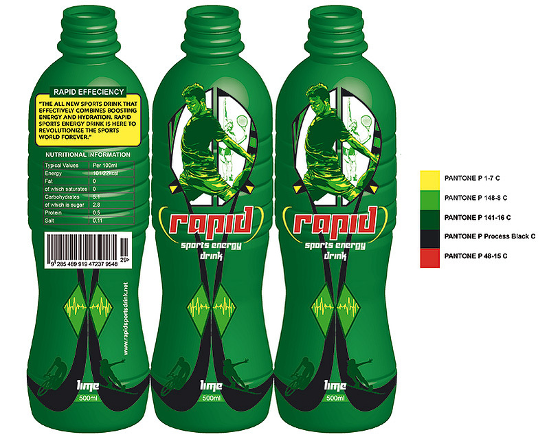 package design, 5 pantone spot colours