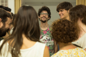 Ull Galindez teaching the Meisner Technique in Buenos Aires. Palermo.