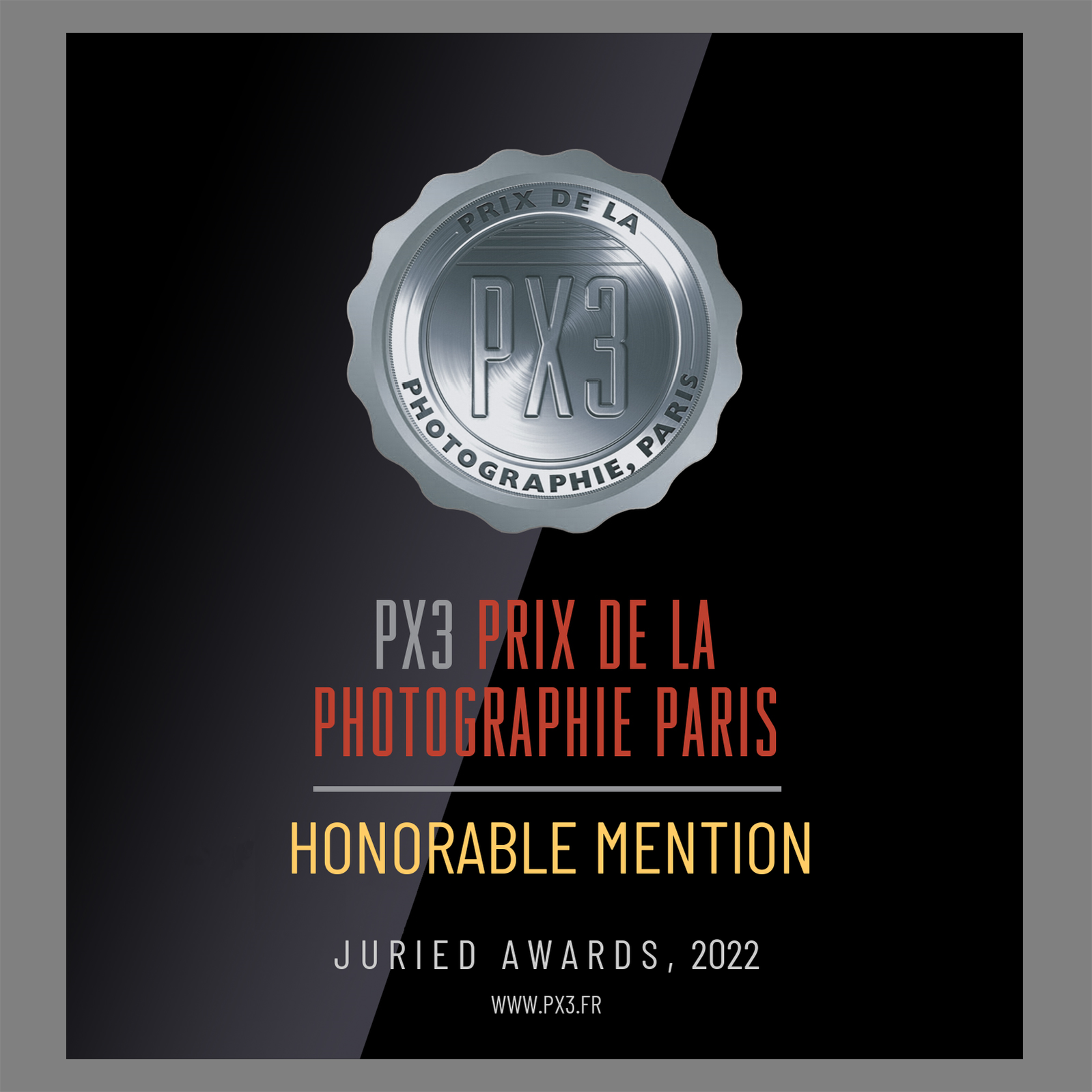 badge, Honorable mention, PX3, Manuela Franjou family Photography