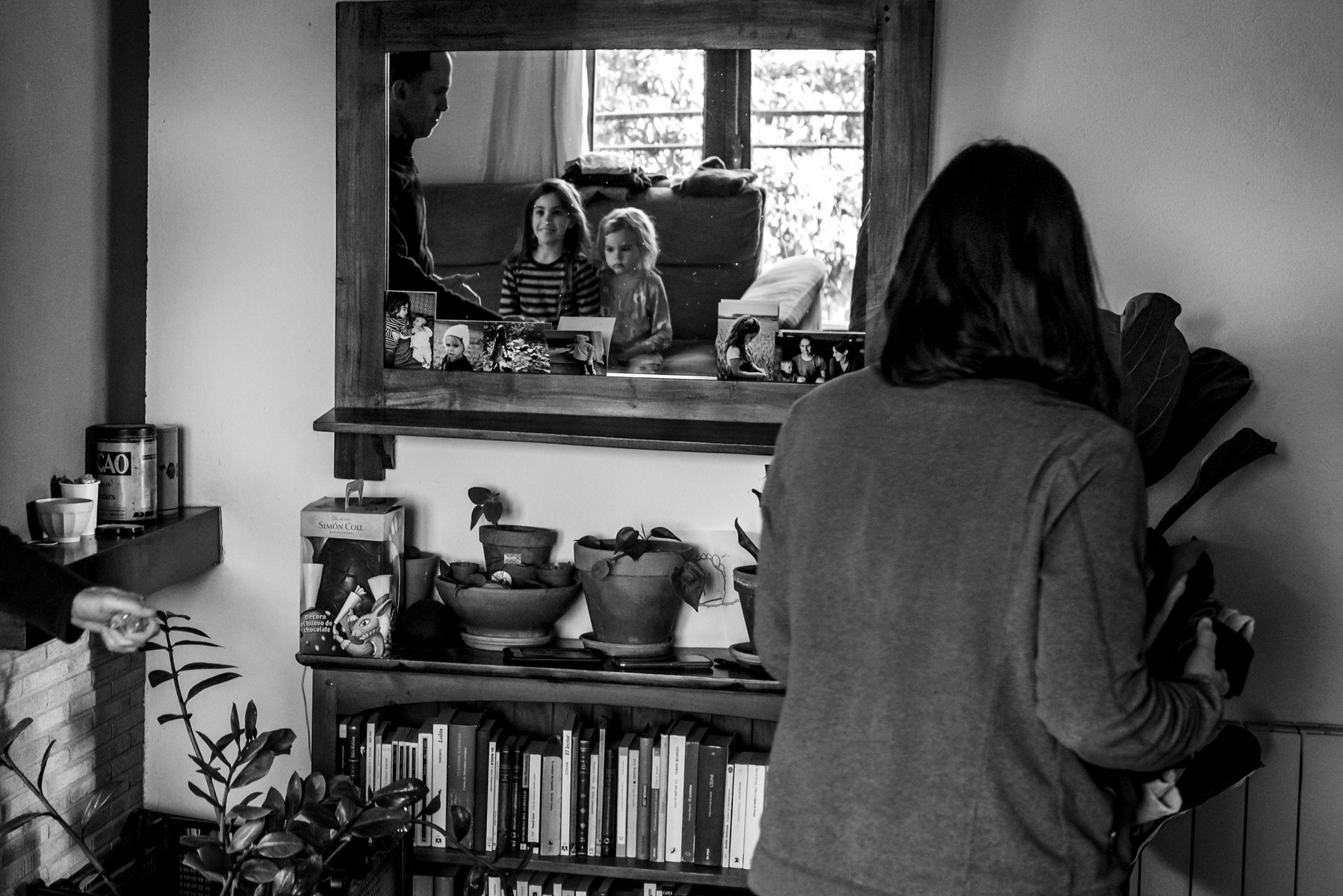 Retrato de familia con reflejo en un espejo
Manuela Franjou family photography