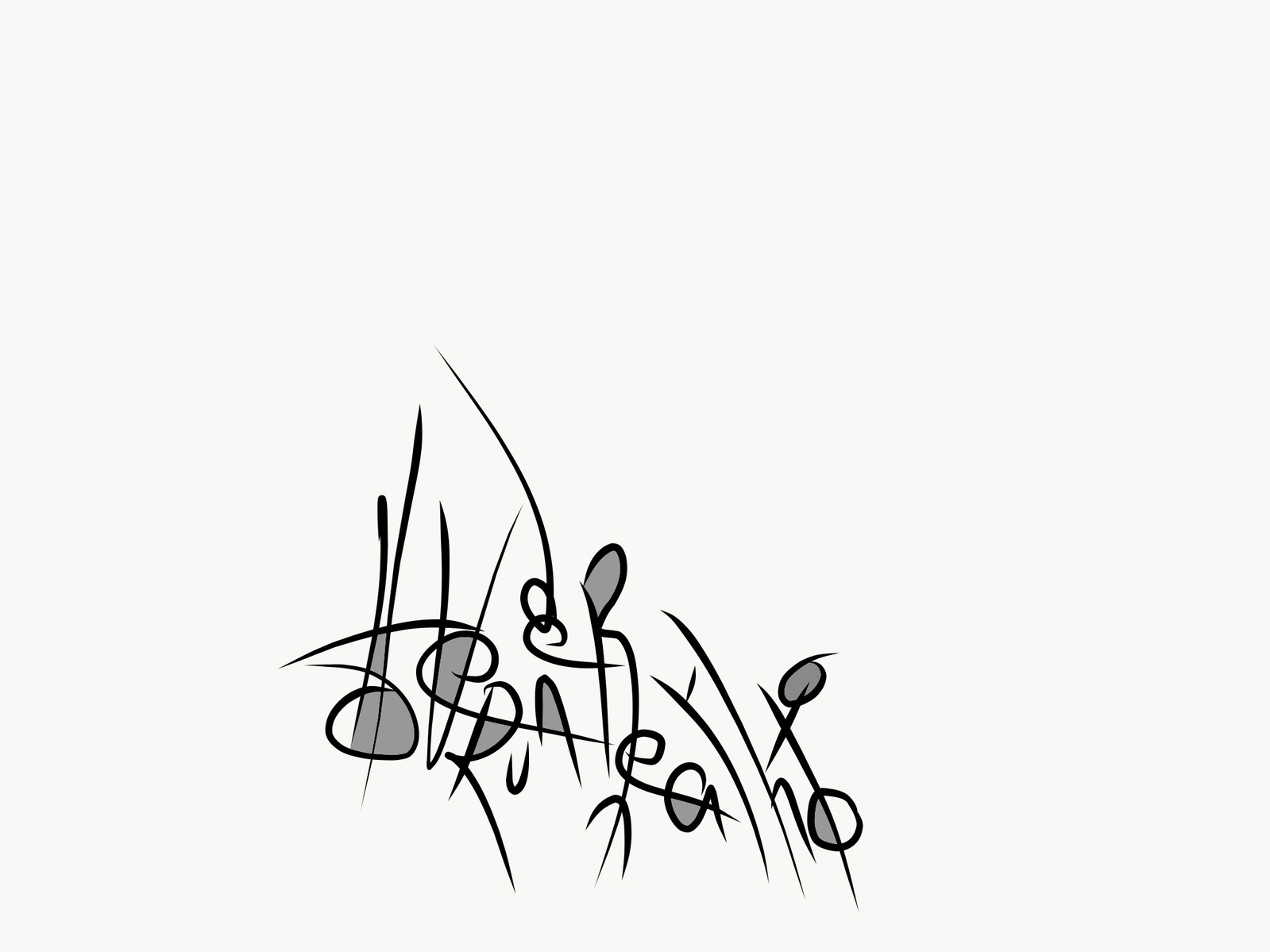 image of words spelling hover underneath too
